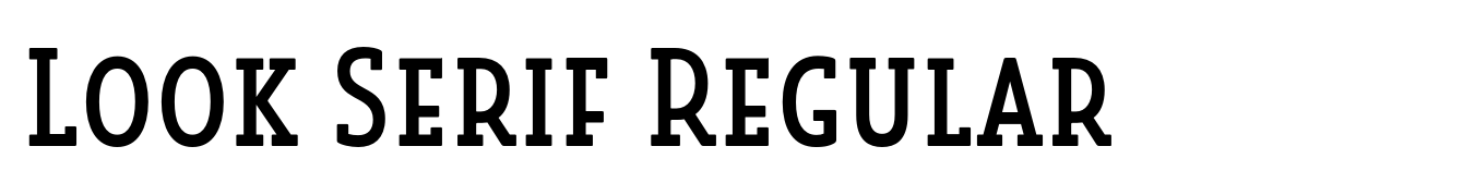 Look Serif Regular